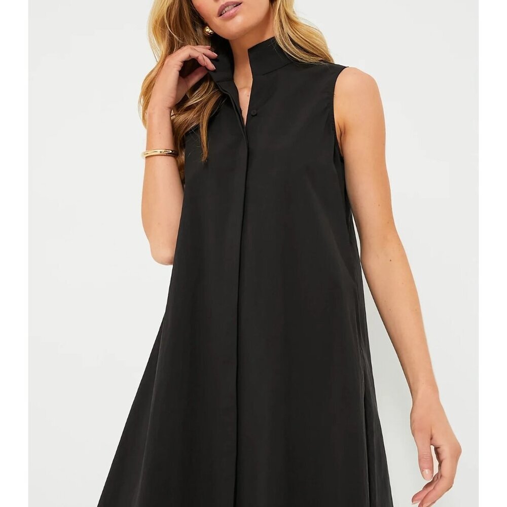 Tuckernuck Sleeveless Charlie Dress Womens Size S Pockets Minimalist Capsule Blk